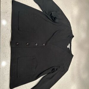 Vintage Women’s Black Lands’ End Cardigan